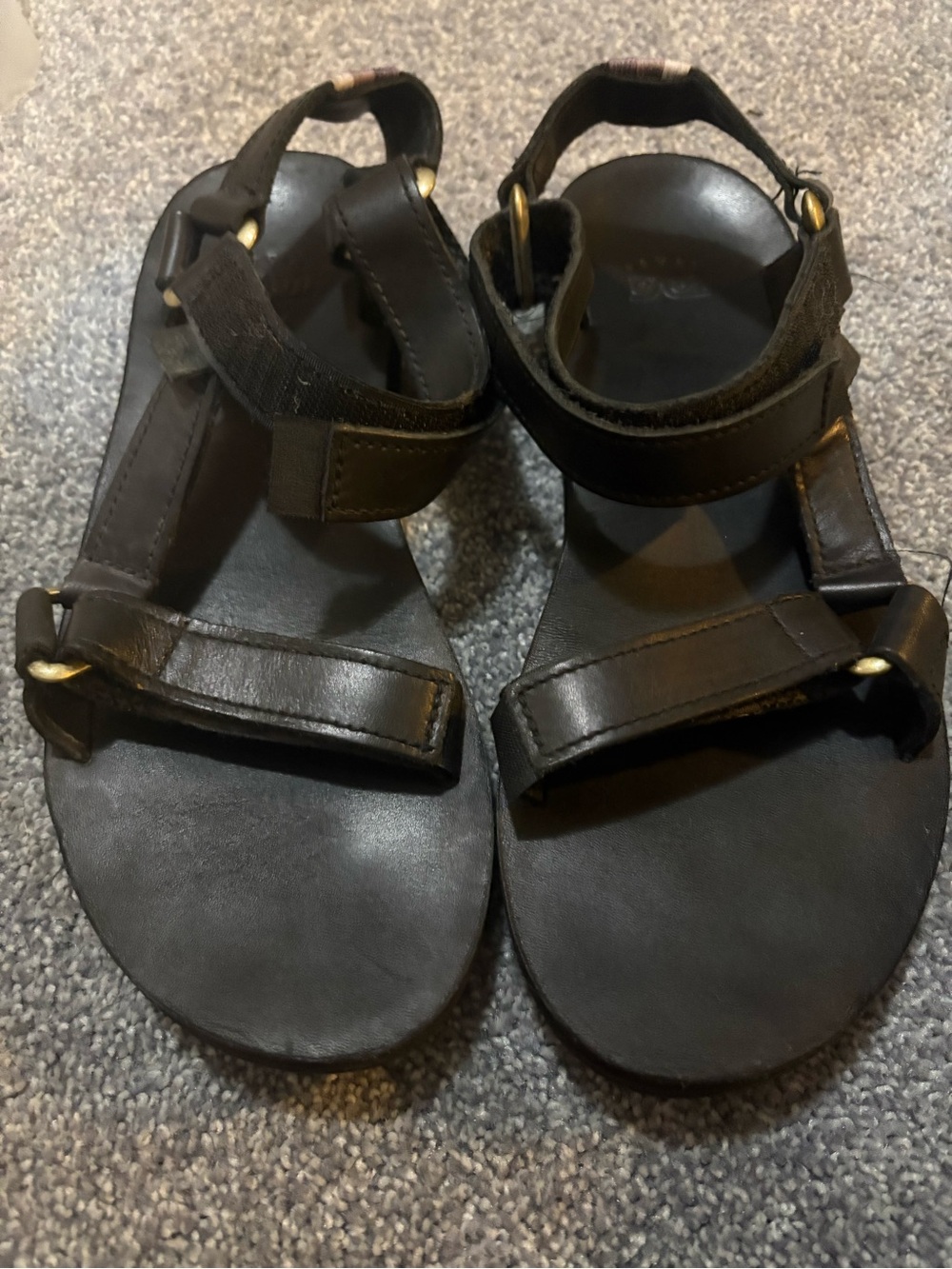 Vintage Teva Sandals with Purple Detail- Size 8